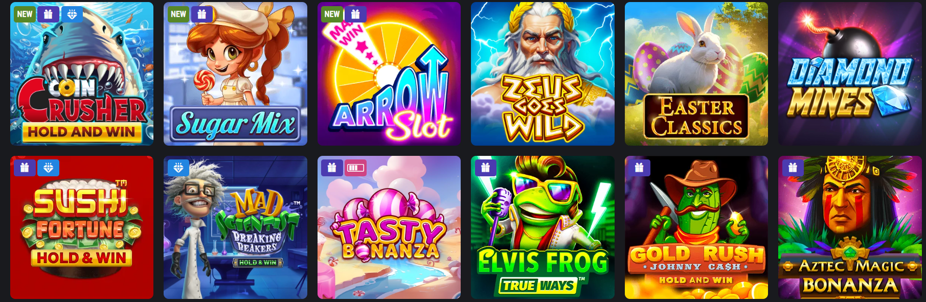 King Billy Casino Games